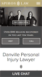 Mobile Screenshot of danvillepersonalinjurylawyer.com